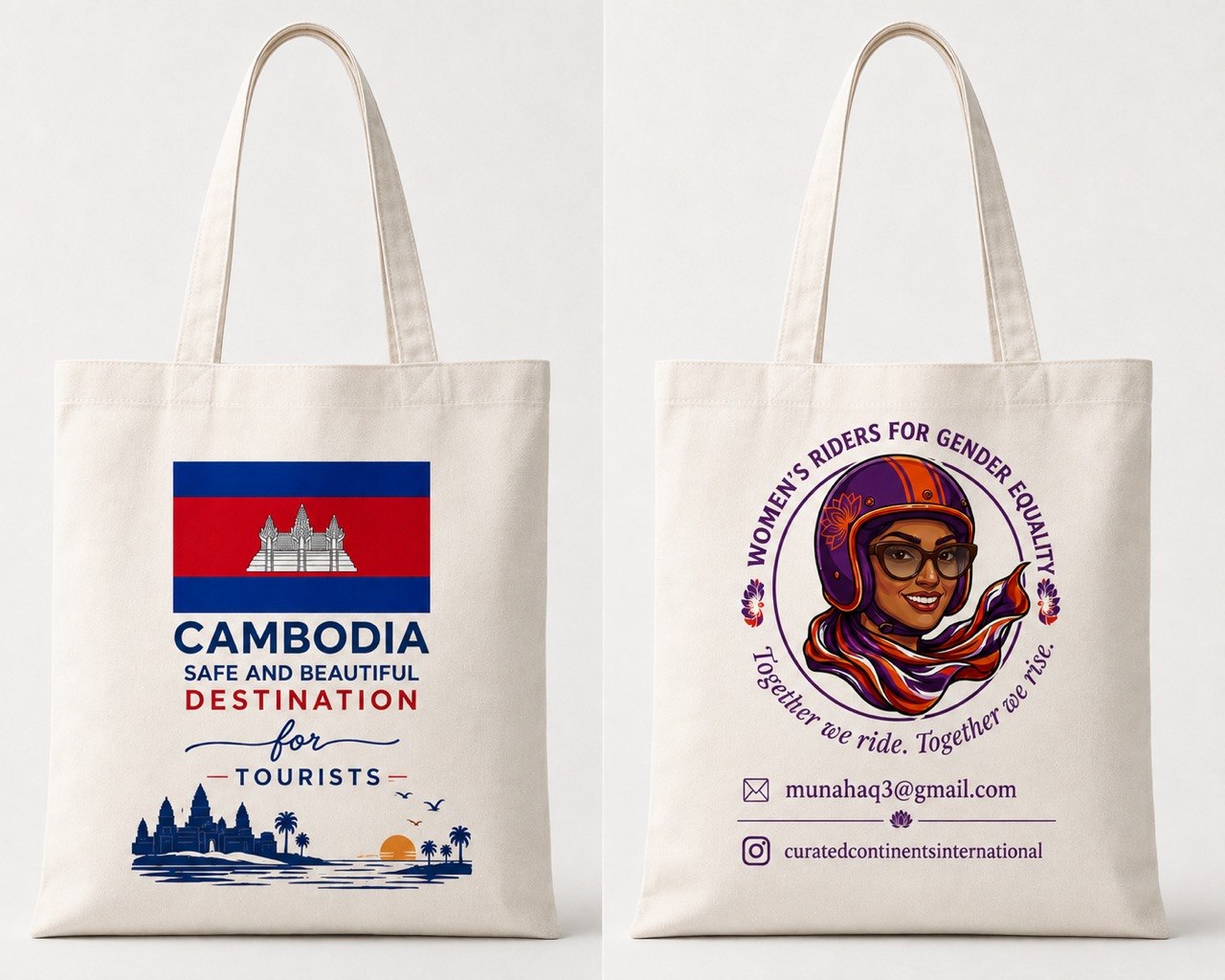 Ride With Confidence campaign bag